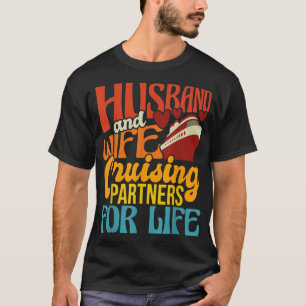 T-shirt Croisière pour mari et femme, partenaires de crois