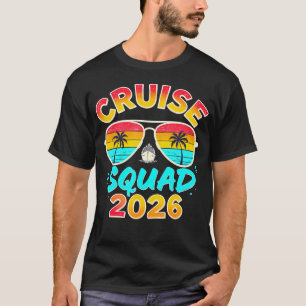 T-shirt Croisière Squad 2026 Ensemble Anniversaire de Fami
