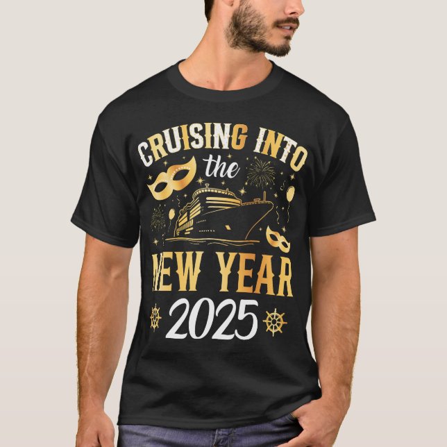 T-shirt Croisière sur la croisière du Nouvel An Hommes 202 (Devant)