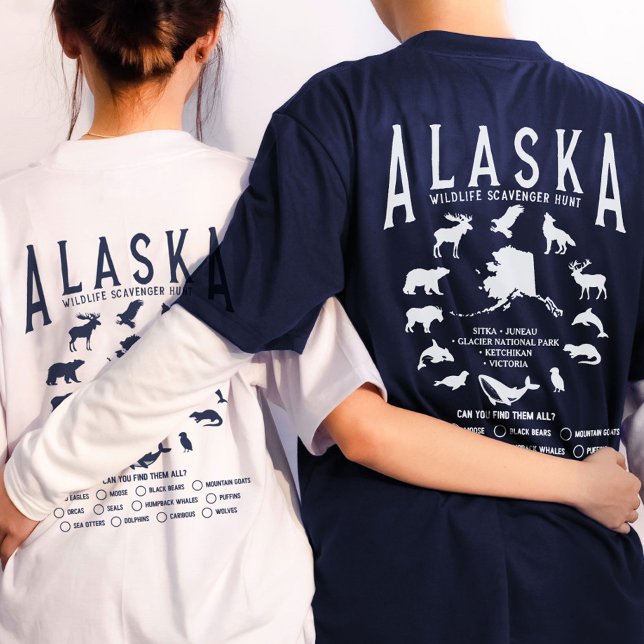 T-shirt Croisière sur la faune de la famille de l'Alaska (Créateur téléchargé)