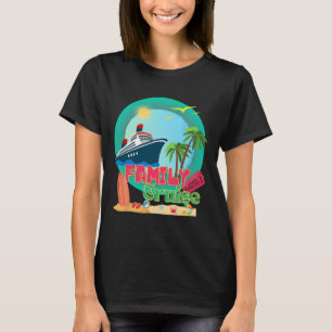 T-shirt Croisière Vacances 2025 Vacances en famille Ensemb