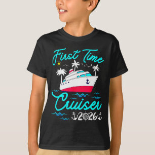 T-shirt Croisiériste débutant 2026 1ère Vacances en Croisi