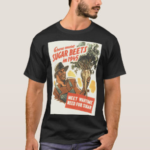 T-shirt Croissance Des betteraves À Sucre En 1945