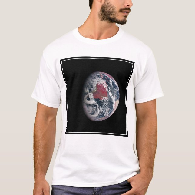 T-shirt Croissance plante Sur La Planète Terre. (Devant)