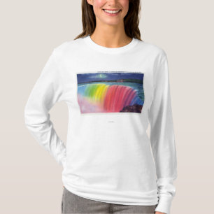 T-shirt Croissant de lune au-dessus de Horseshow lumineux