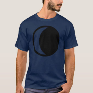 T-shirt croissant de lune de affaiblissement