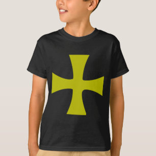 T-shirt Croix Byzantine en Or