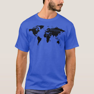 T-shirt Croix Carte Mondiale Armagedon