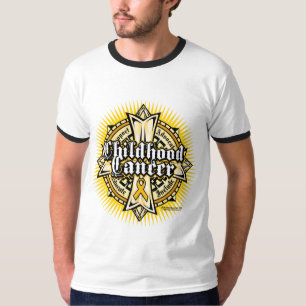 T-shirt Croix celtique de Cancer d'enfance