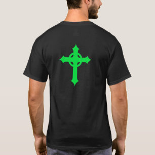 T-shirt Croix celtique verte dos   Patrimoine irlandais