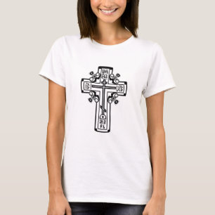 T-shirt Croix chrétienne orthodoxe