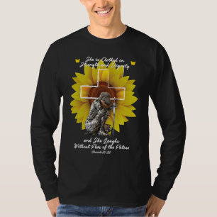 T-shirt Croix chrétienne pour femmes Bible verset tourneso