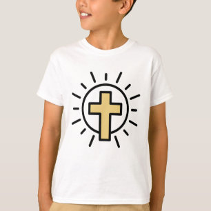T-shirt Croix chrétienne simple