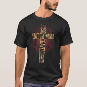 T-shirt Croix chrétienne verset biblique Écriture Foi