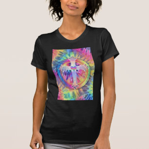 T-shirt Croix de colorant de cravate