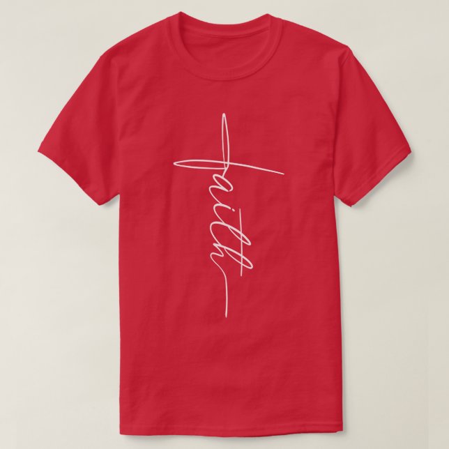 T-shirt Croix de foi (Design devant)