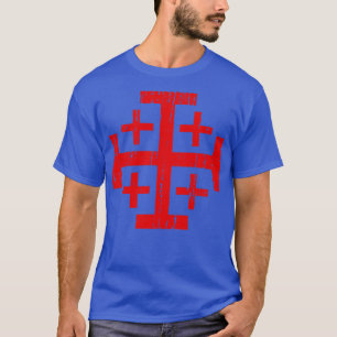 T-shirt Croix de Jérusalem désespérée