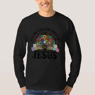 T-shirt Croix de Jésus Floral Rétro Citation Chrétienne Re