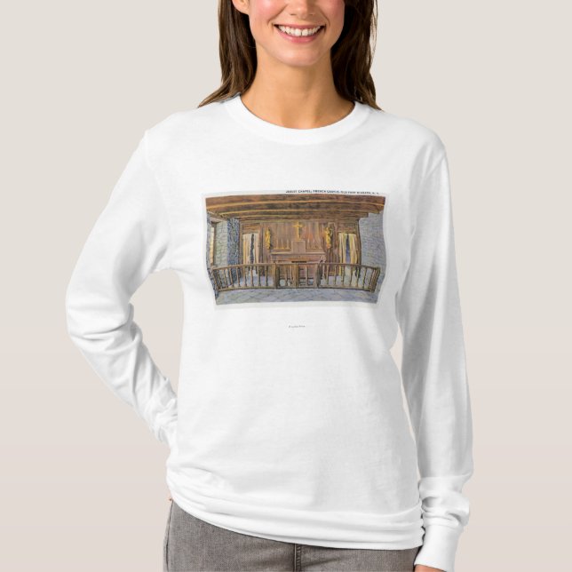 T-shirt Croix de millet et vue britannique de redoute (Devant)