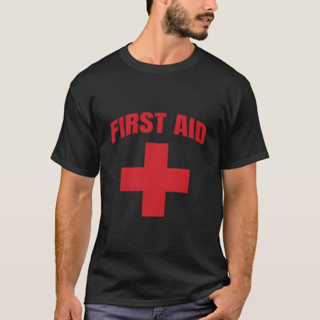 T-shirt Croix De Premiers Soins Pour Les Événements Du Per (Devant)