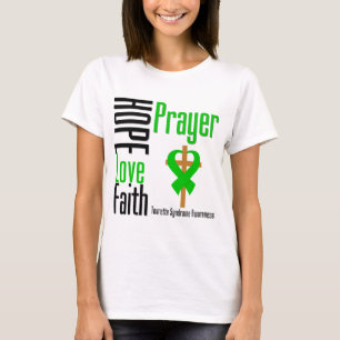 T-shirt Croix de prière de foi d'amour d'espoir de