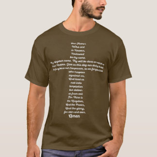 T-shirt Croix de prière des seigneurs par chrétiens croyan