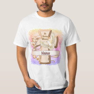 T-shirt Croix de souvenir affectueux 