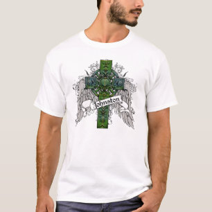 T-shirt Croix de tartan de Johnston