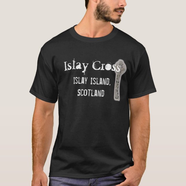 T-shirt Croix d'Islay, île d'Islay, Ecosse (Devant)