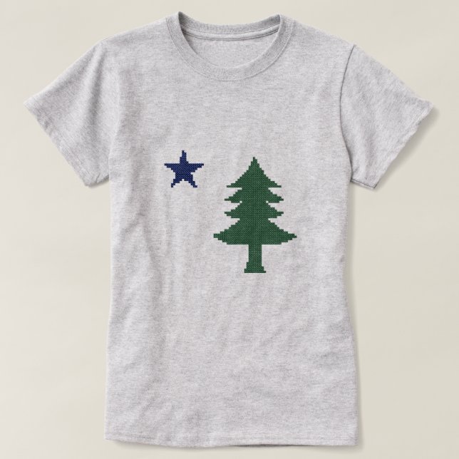 T-shirt Croix du Drapeau du Maine 1901 (Design devant)