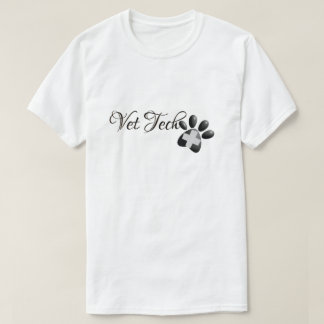T-shirt Croix et patte vétérinaires de technologie de