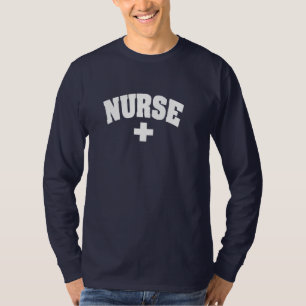 T-shirt Croix et stéthoscope blancs