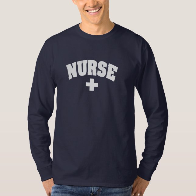 T-shirt Croix et stéthoscope blancs (Devant)