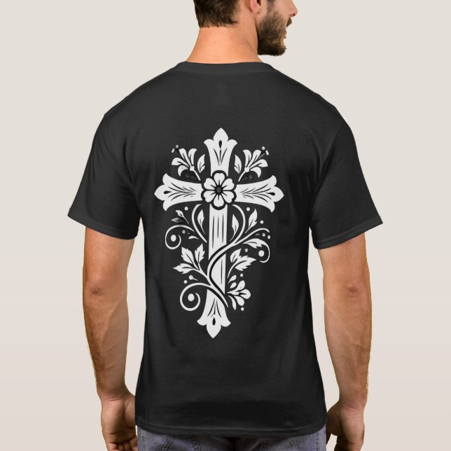 T-shirt Croix florale (Dos)