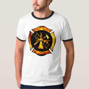 T-shirt Croix maltaise flamboyante