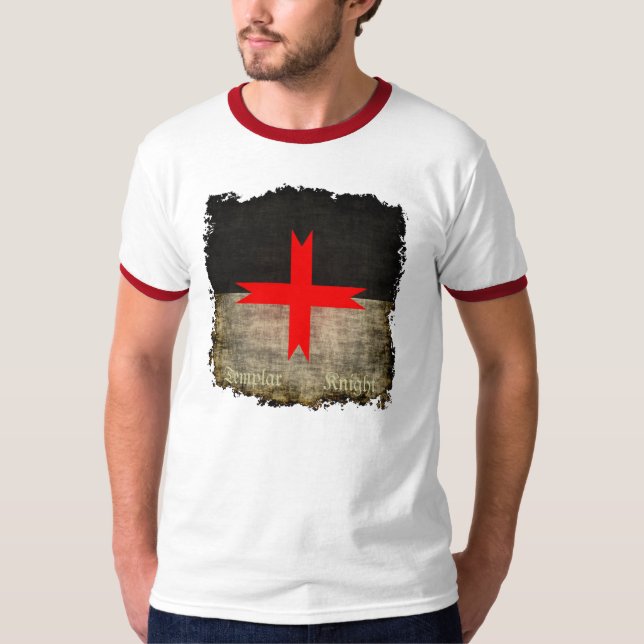 T-shirt Croix médiévale des Templiers (Devant)