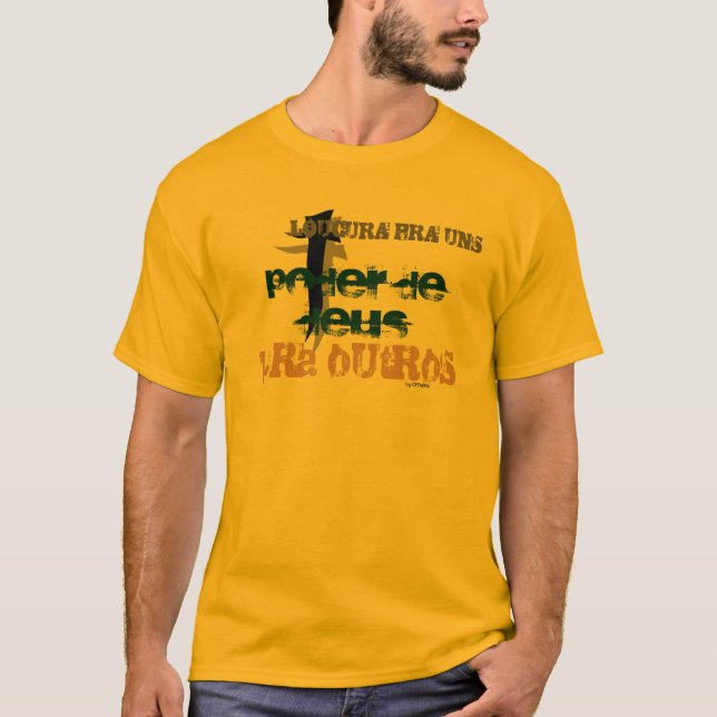 T-SHIRT CROIX POUVOIR DE DIEU (Devant)