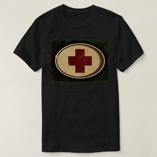 T-shirt Croix-Rouge militaire (Design devant)