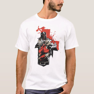 T-shirt Croix-Rouge Saint George Christian Crusader