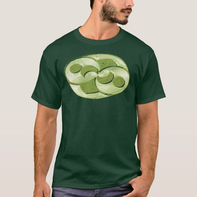 T-shirt Crop Circle - Julia Set Château de Liddington (Devant)