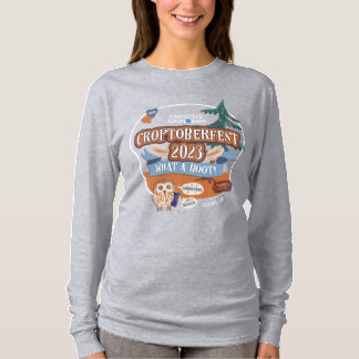T-shirt Croptoberfest 2023 Ellijay Grey Long Sleft