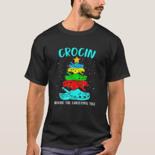 T-shirt Croquer Autour De L'Arbre De Noël Drôle Noël Chris