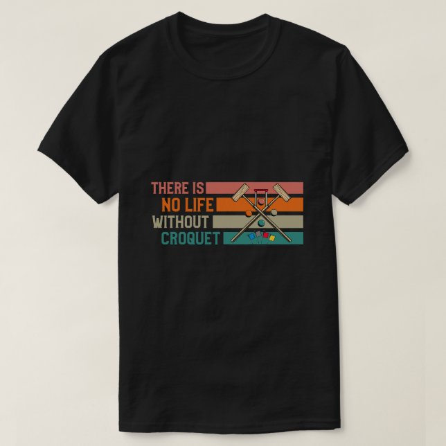 T-shirt Croquet Croquet Drôle Dire 68 (Design devant)