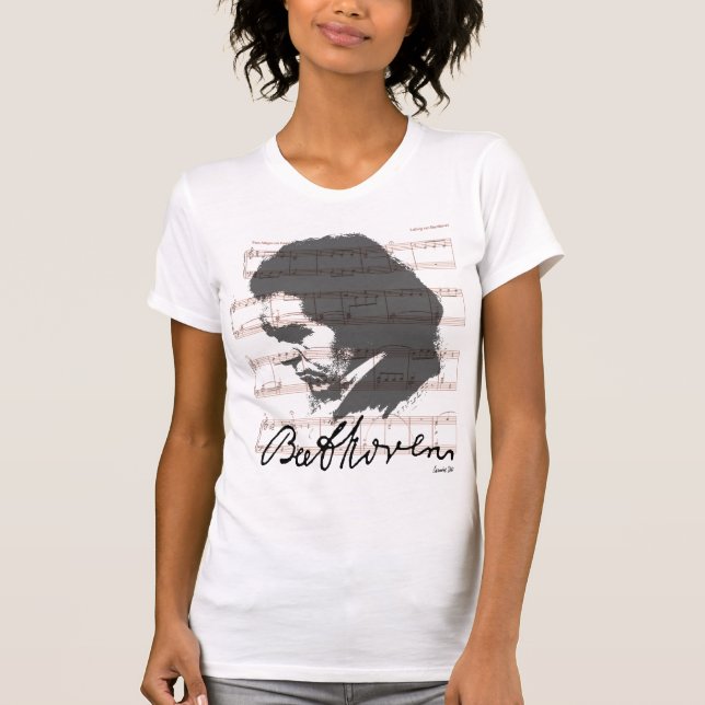 T-SHIRT CROQUIS DE BEETHOVEN (Devant)