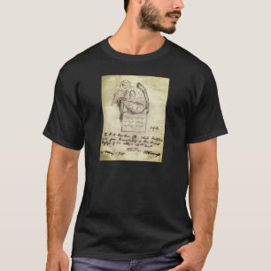 T-shirt Croquis de Cthulhu par Lovecraft