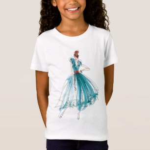 T-Shirt Croquis de mode de couture d'Apple sauvage   Haute