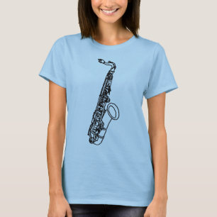 T-shirt Croquis de saxophone
