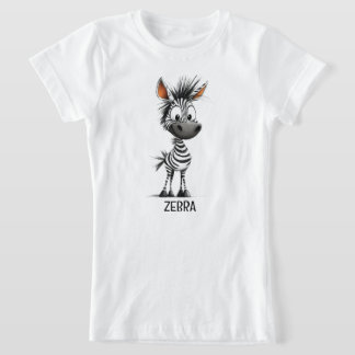 T-Shirt Croquis de zèbre
