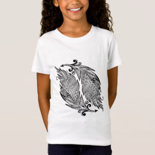 T-Shirt Croquis inspiré des plumes