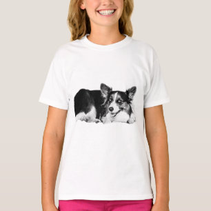 T-shirt Croquis intemporel, Corgi Soul
